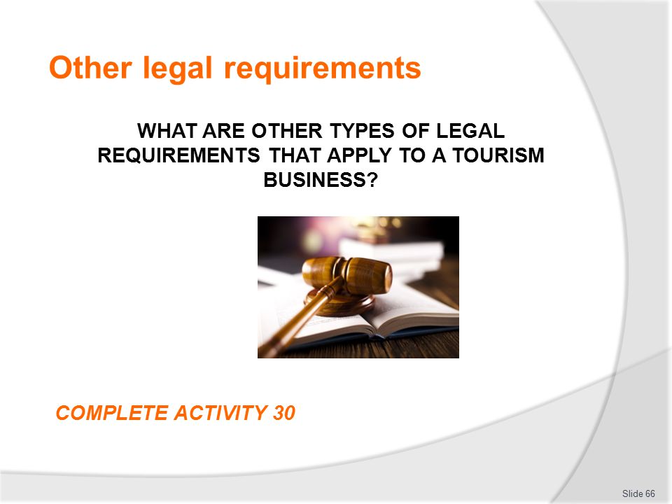 legal requirements business plan